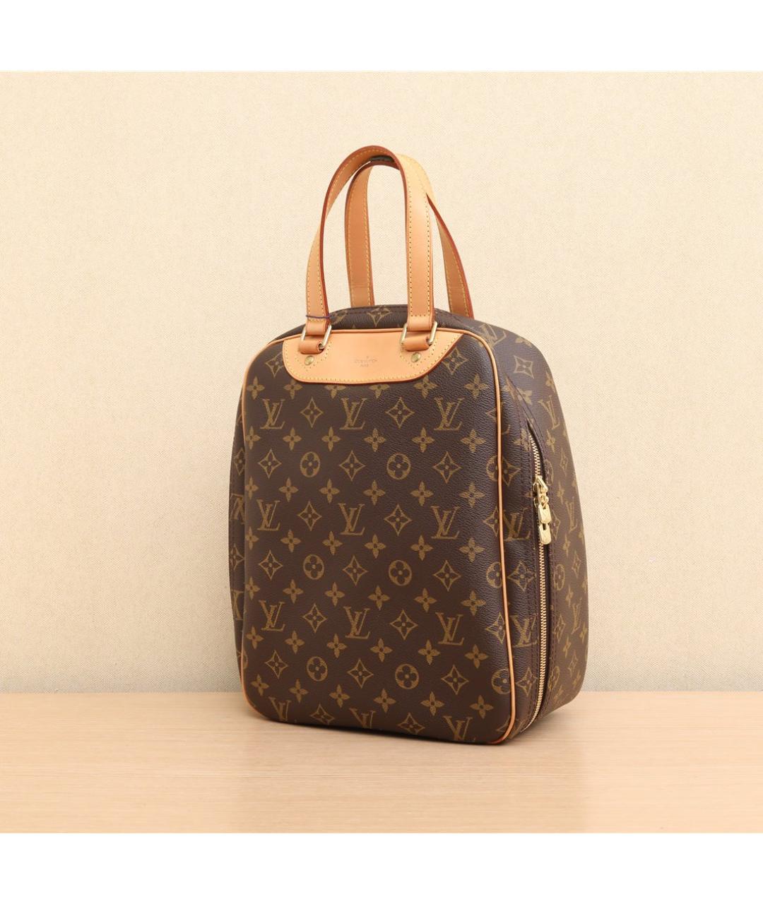 LOUIS VUITTON Коричневая сумка с короткими ручками, фото 6