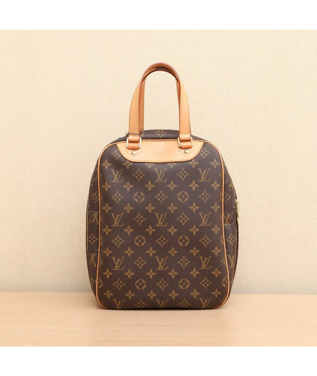 LOUIS VUITTON Коричневая сумка с короткими ручками, фото 5