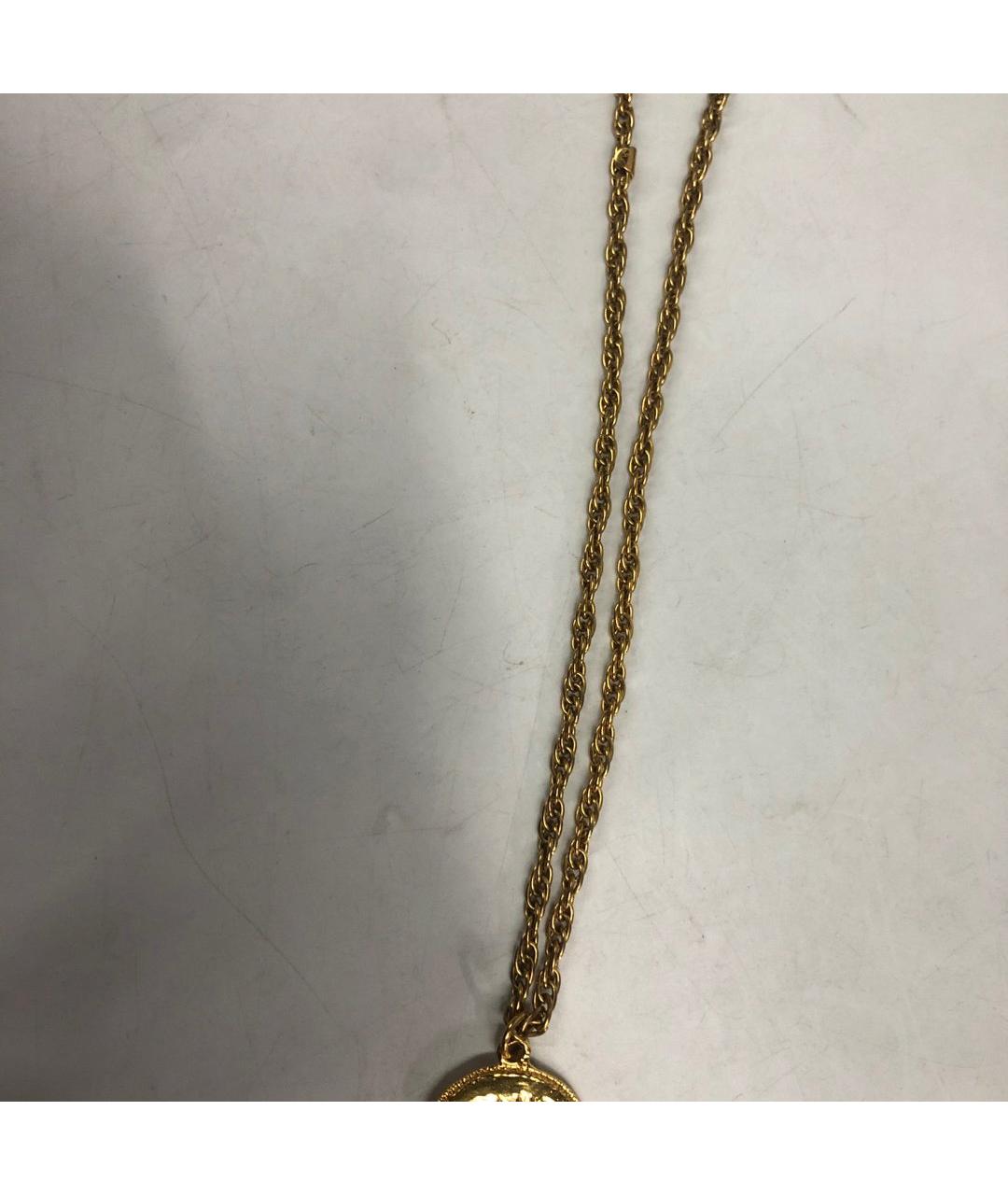 CHANEL Золотое металлическое колье, фото 2