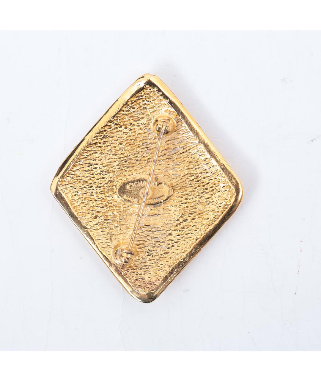 CHANEL Золотая металлическая булавка / брошь, фото 5