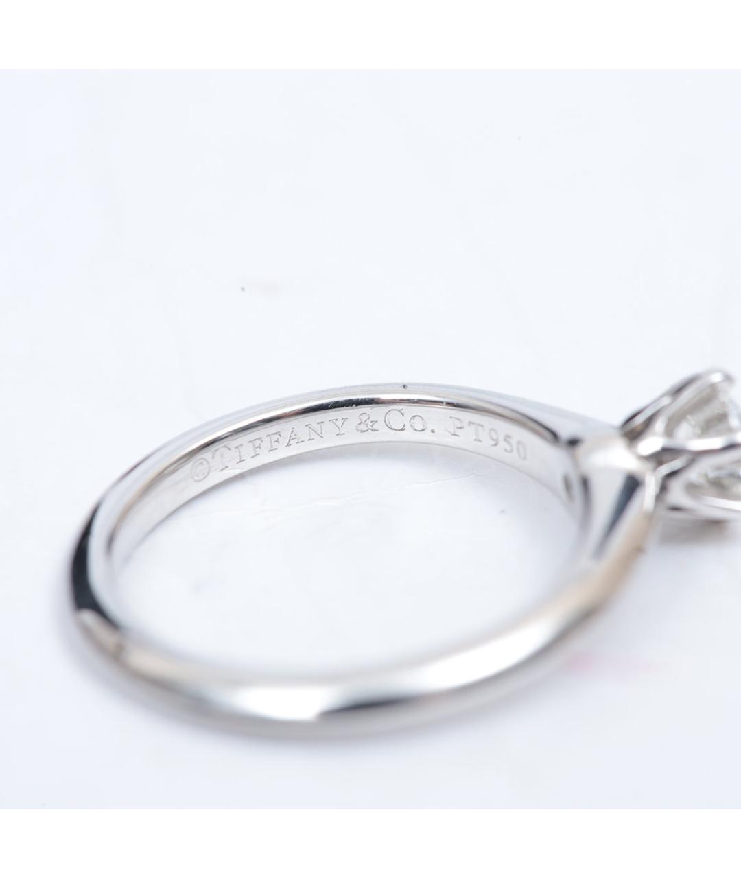 TIFFANY&CO Серебряное платиновое кольцо, фото 7