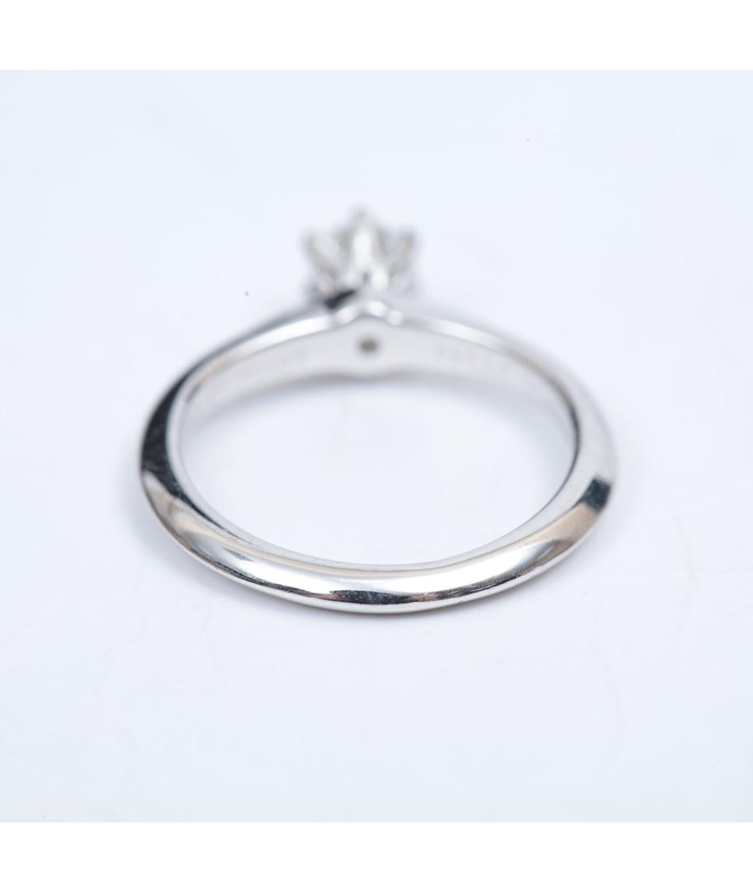 TIFFANY&CO Серебряное платиновое кольцо, фото 4