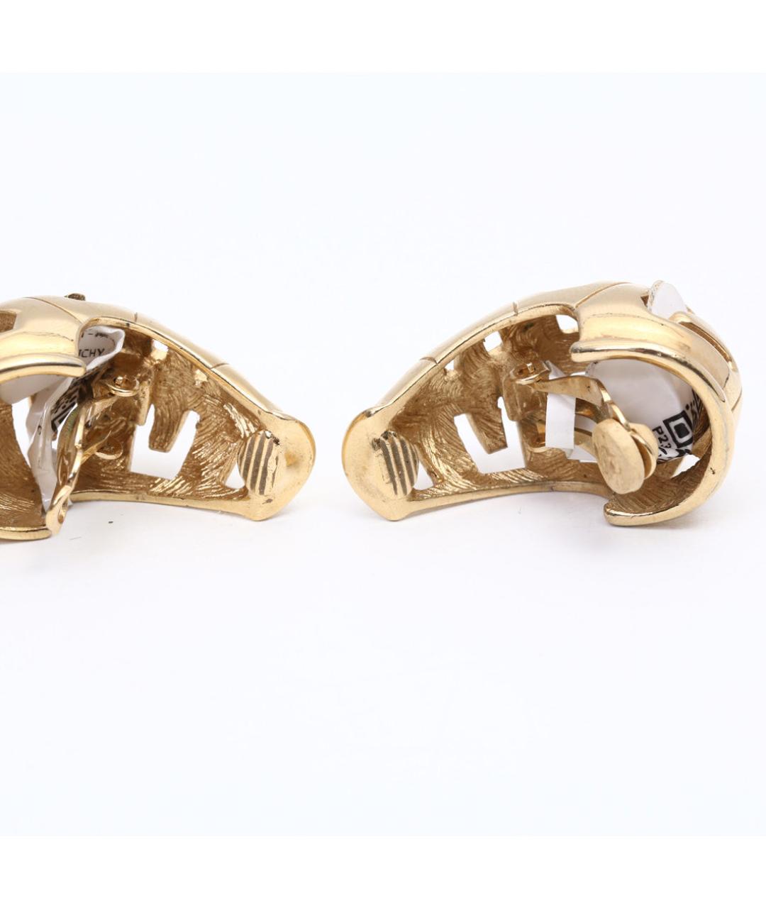 GIVENCHY Золотые металлические клипсы, фото 5