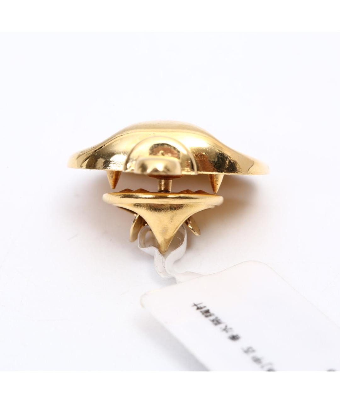 CHRISTIAN DIOR Золотая металлическая булавка / брошь, фото 4