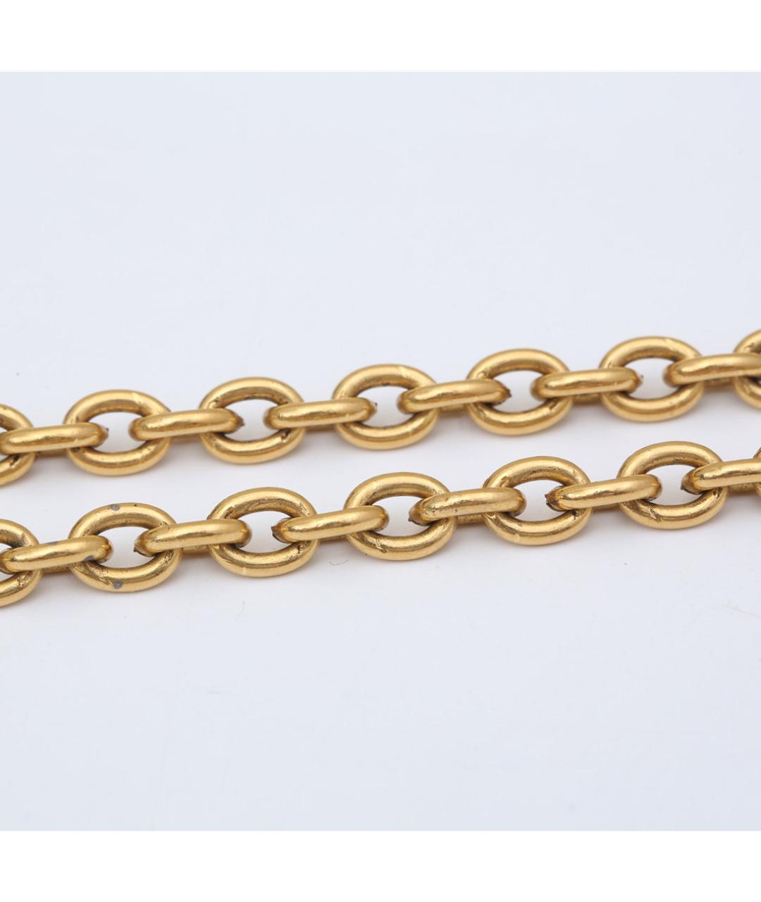 CHANEL Золотое металлическое колье, фото 5