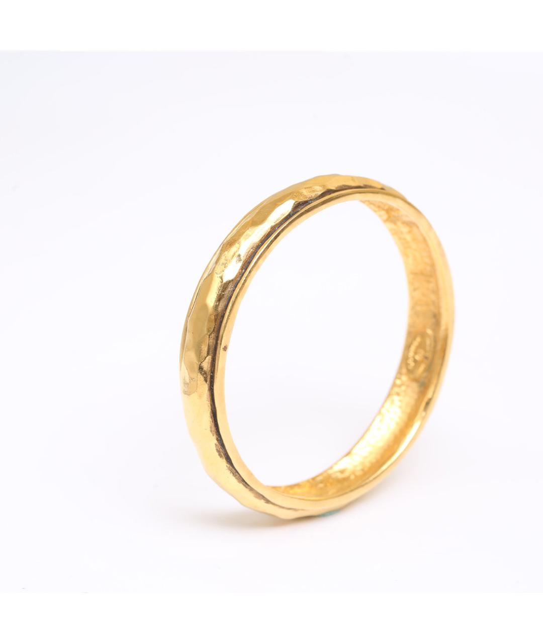 CHANEL Золотой металлический браслет, фото 5