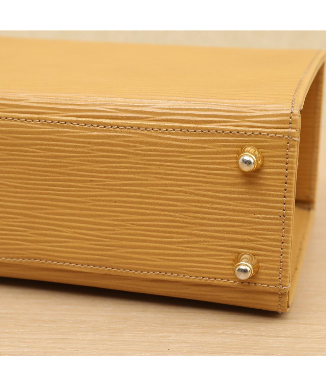 FENDI Желтая сумка с короткими ручками, фото 8