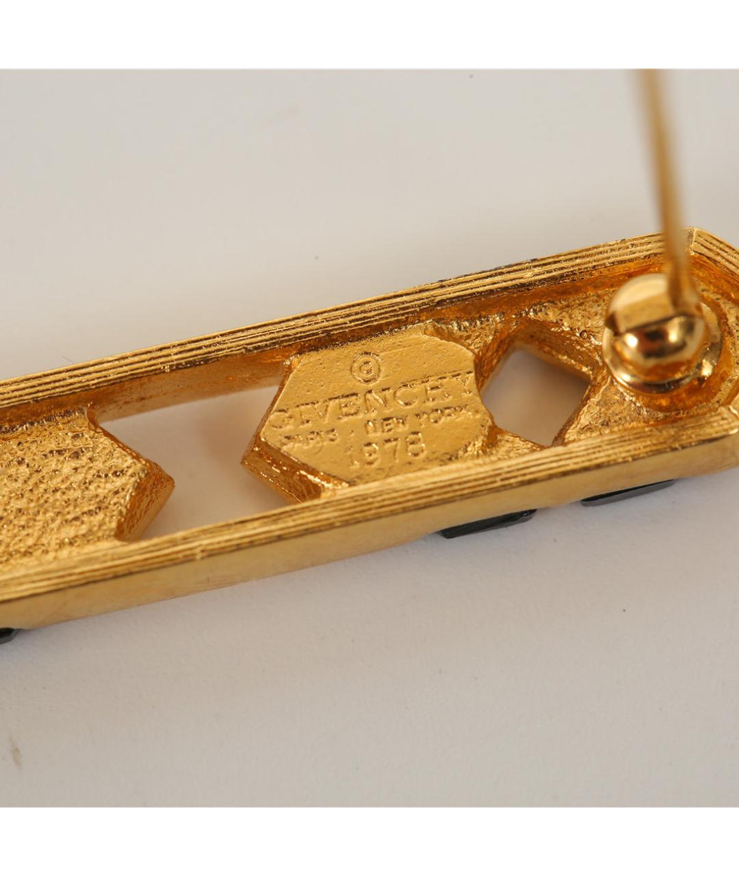 GIVENCHY Золотая металлическая булавка / брошь, фото 5