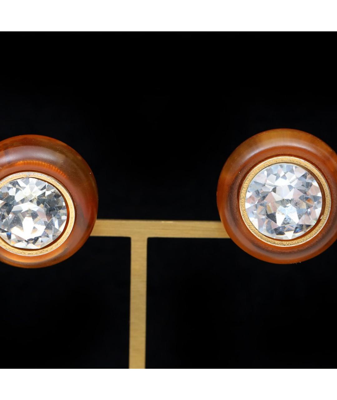 GIVENCHY Коричневые клипсы, фото 2