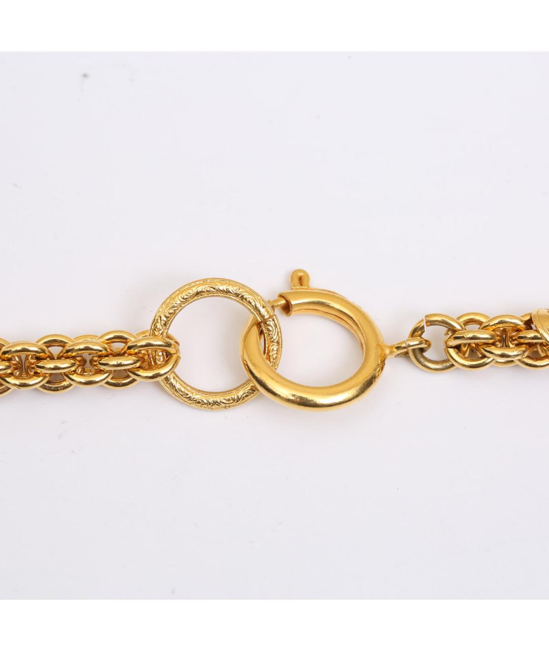 CHANEL Золотое металлическое колье, фото 5