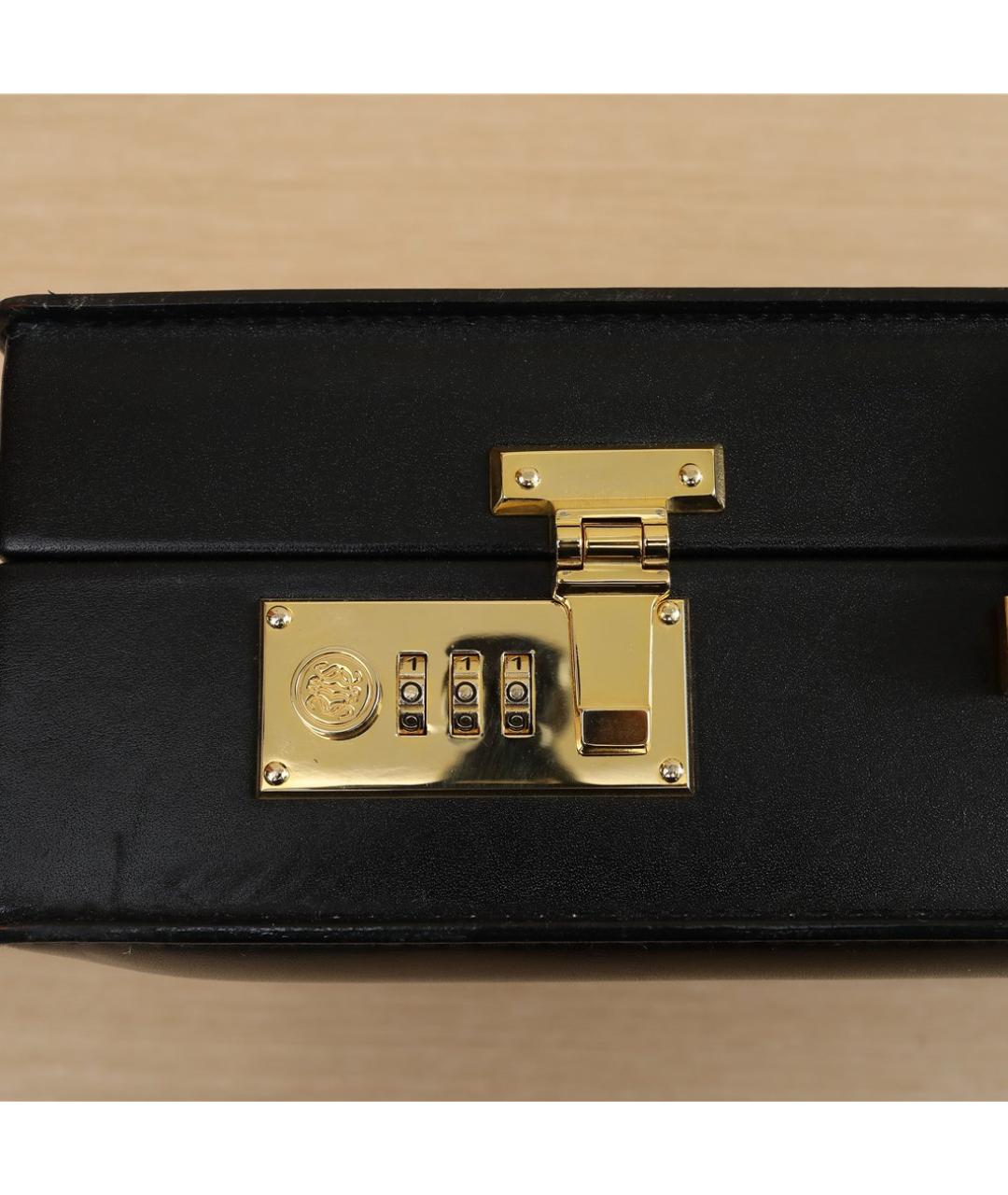 LOEWE Черная кожаная сумка с короткими ручками, фото 9