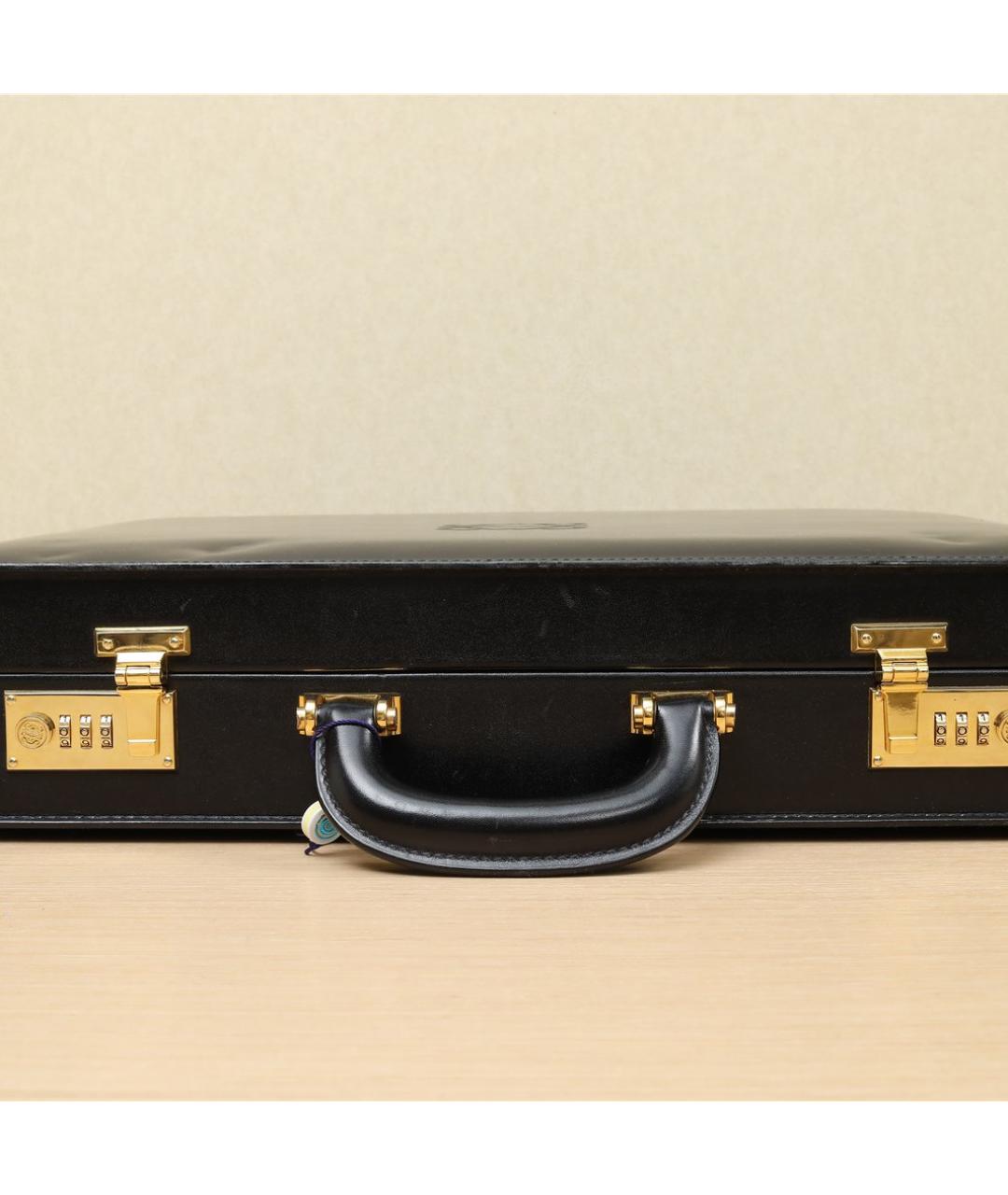 LOEWE Черная кожаная сумка с короткими ручками, фото 3