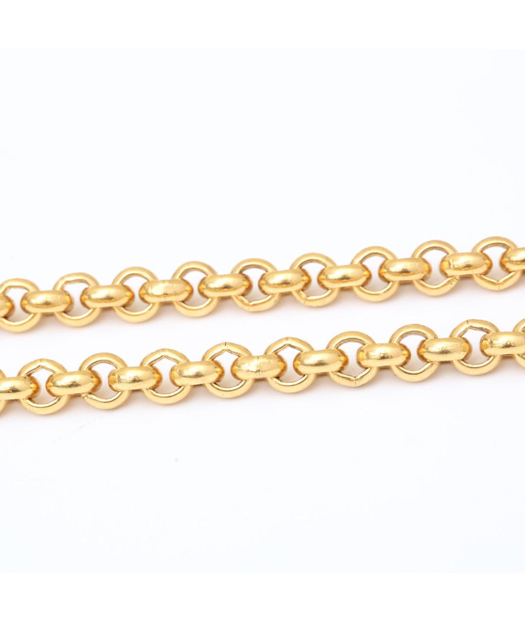 CHANEL Золотое металлическое колье, фото 5