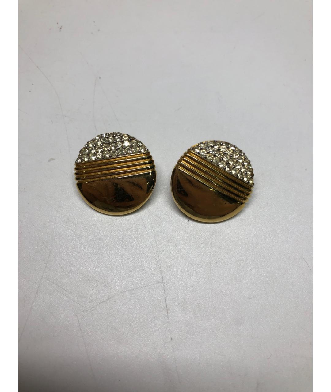 GIVENCHY Золотые металлические серьги, фото 7