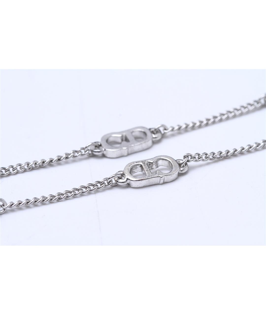 CHRISTIAN DIOR Серебрянный металлический браслет, фото 3