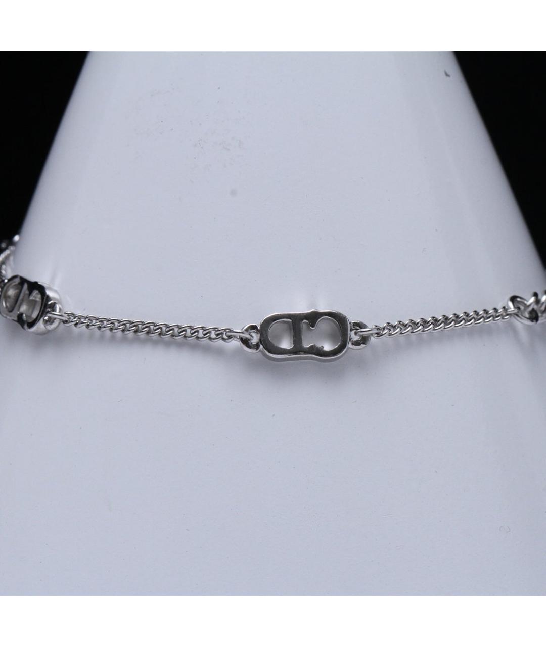 CHRISTIAN DIOR Серебрянный металлический браслет, фото 5