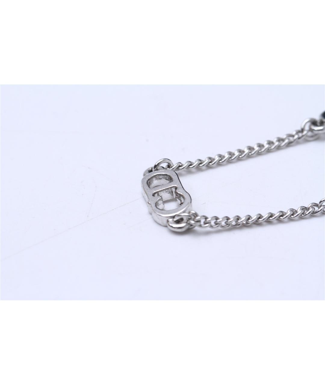 CHRISTIAN DIOR Серебрянный металлический браслет, фото 2