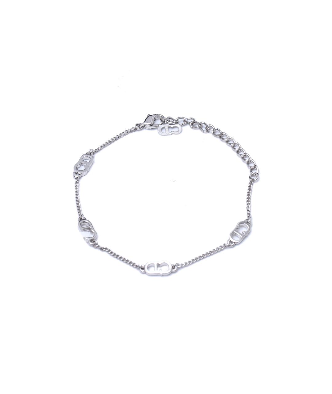 CHRISTIAN DIOR Серебрянный металлический браслет, фото 7