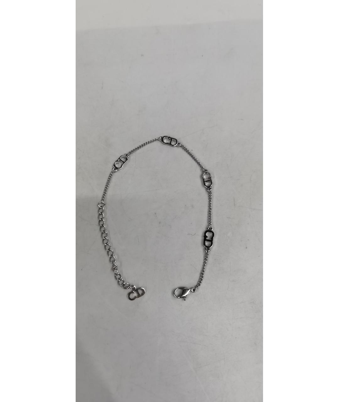 CHRISTIAN DIOR Серебрянный металлический браслет, фото 6