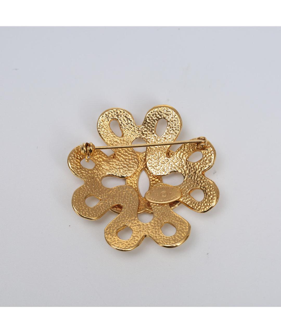 CHANEL Золотая металлическая булавка / брошь, фото 4