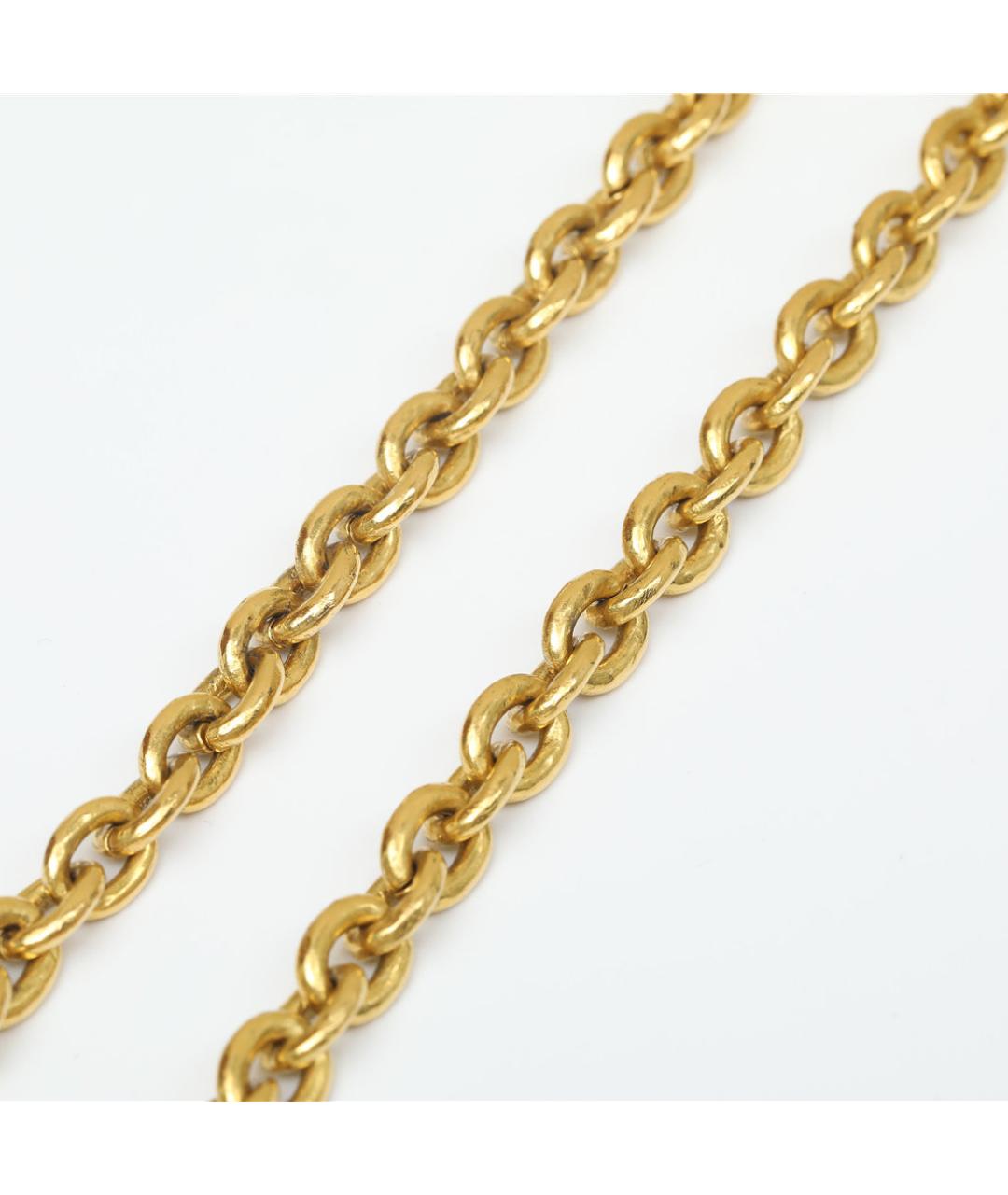 CHANEL Золотое металлическое колье, фото 6