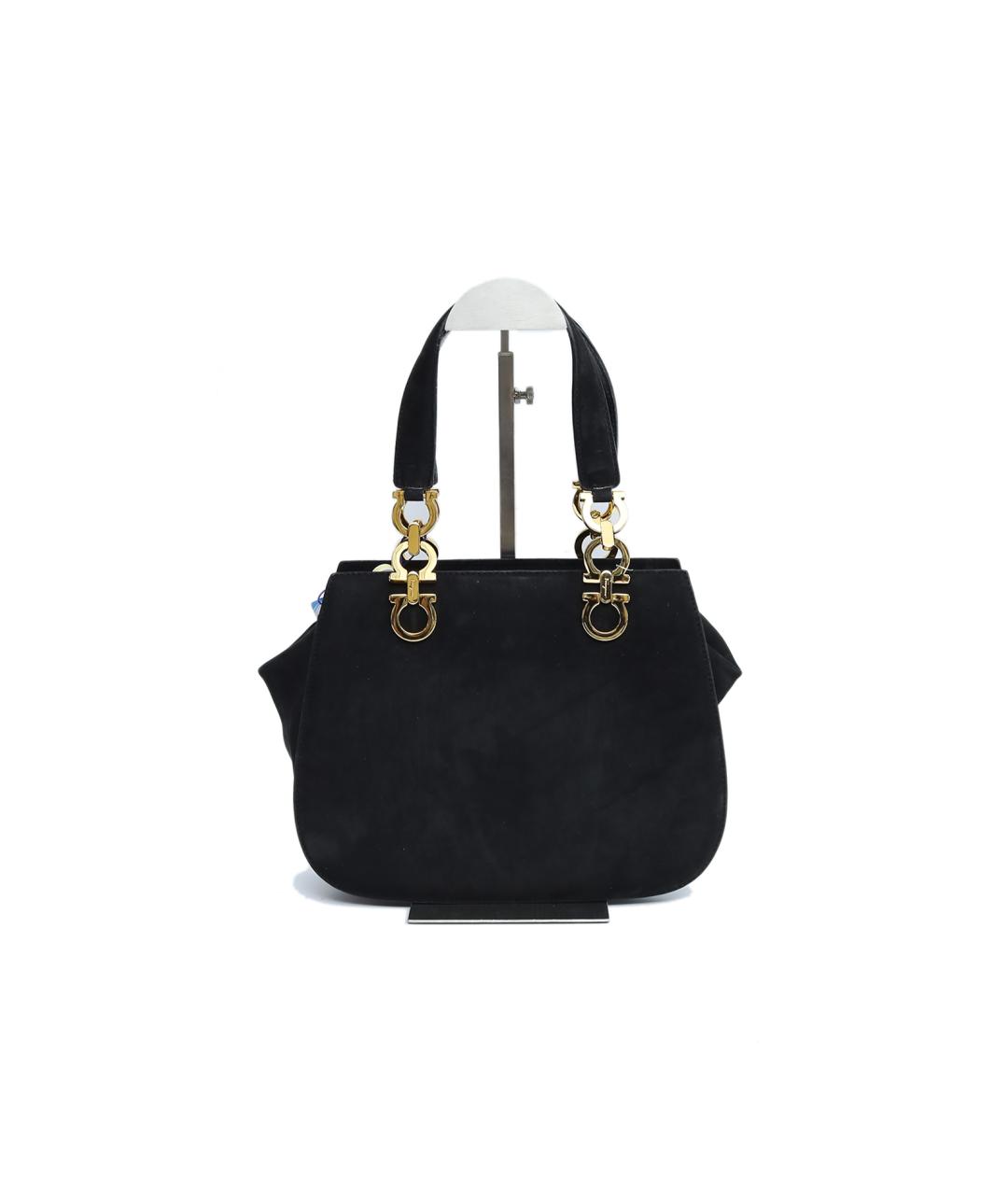 FERRAGAMO Черная сумка с короткими ручками, фото 10