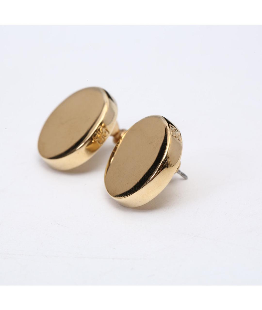 GIVENCHY Золотые металлические серьги, фото 3