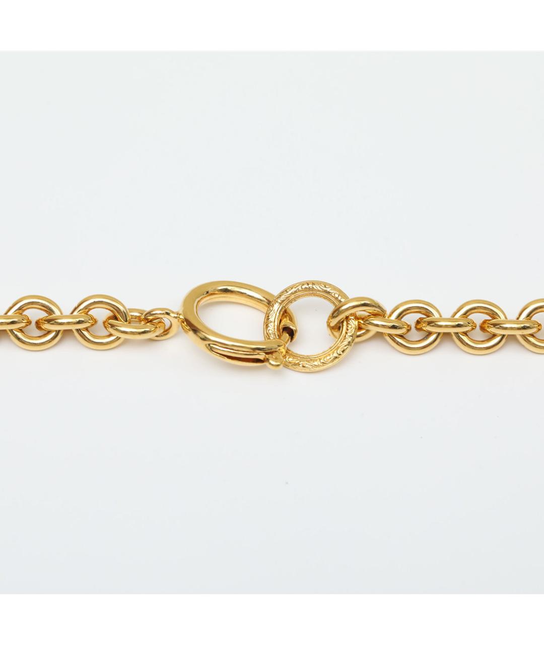 CHANEL Золотое металлическое колье, фото 5