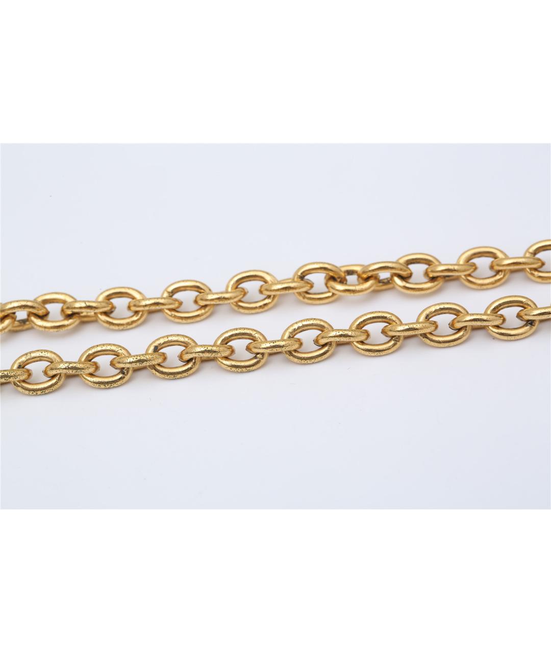 CHANEL Золотое металлическое колье, фото 4