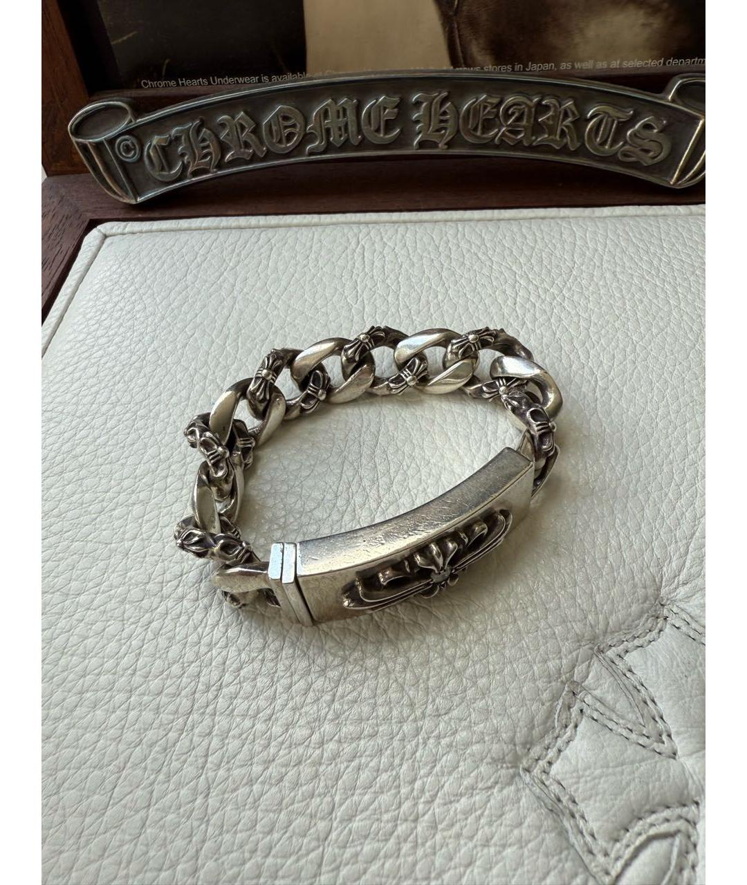 CHROME HEARTS Серебрянный серебряный браслет, фото 5