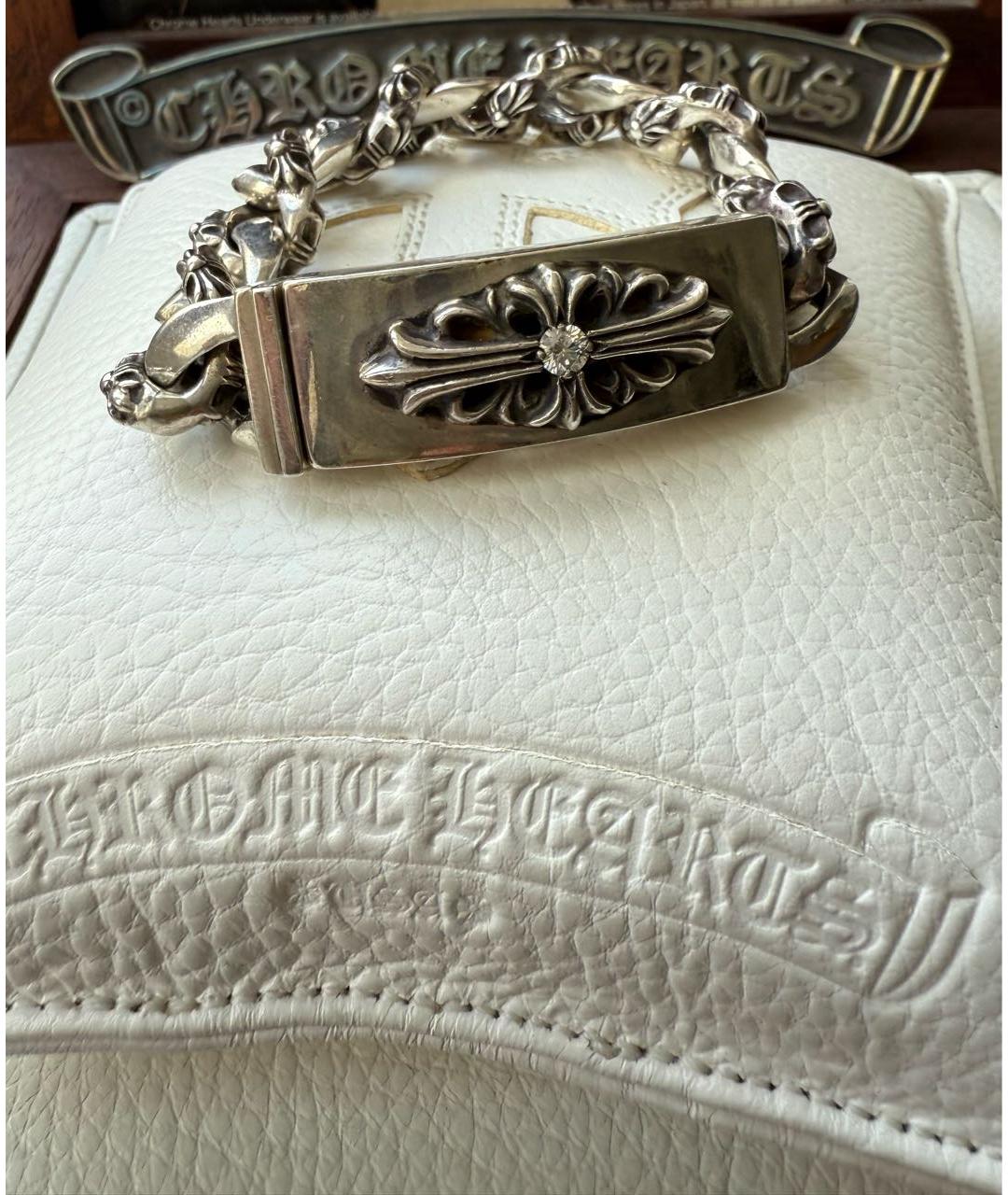 CHROME HEARTS Серебрянный серебряный браслет, фото 8