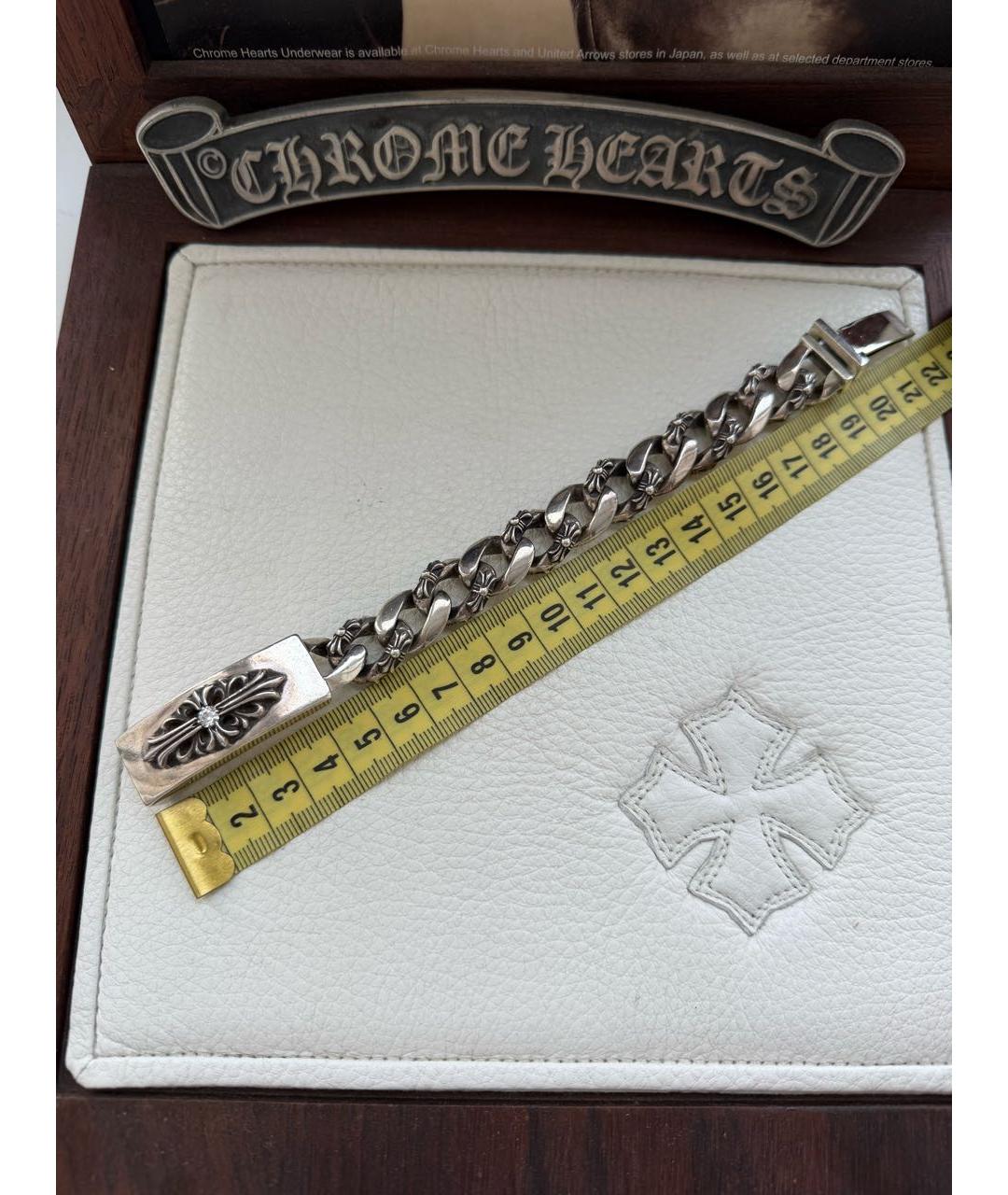 CHROME HEARTS Серебрянный серебряный браслет, фото 7