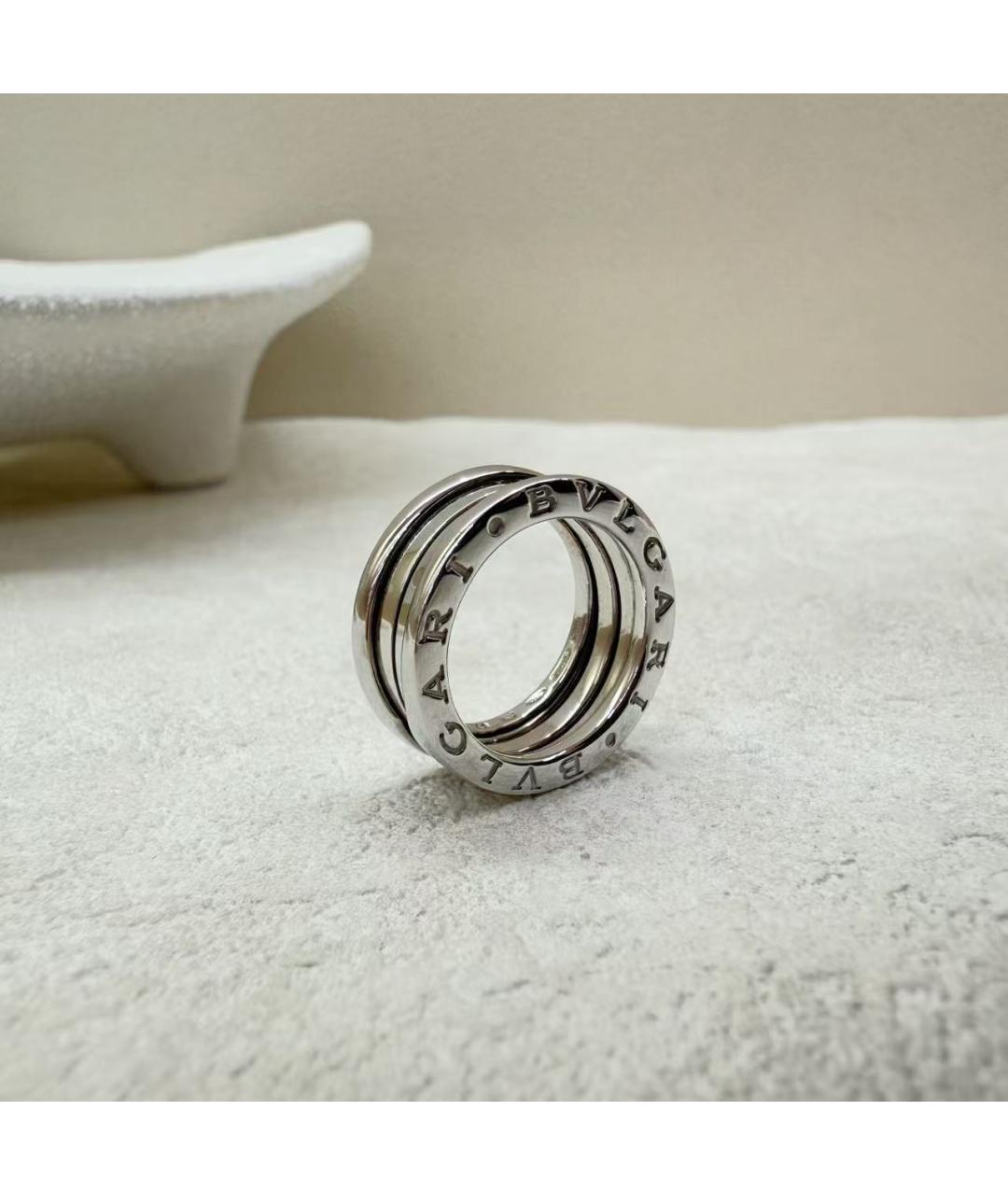 BVLGARI Серебряное кольцо из белого золота, фото 2