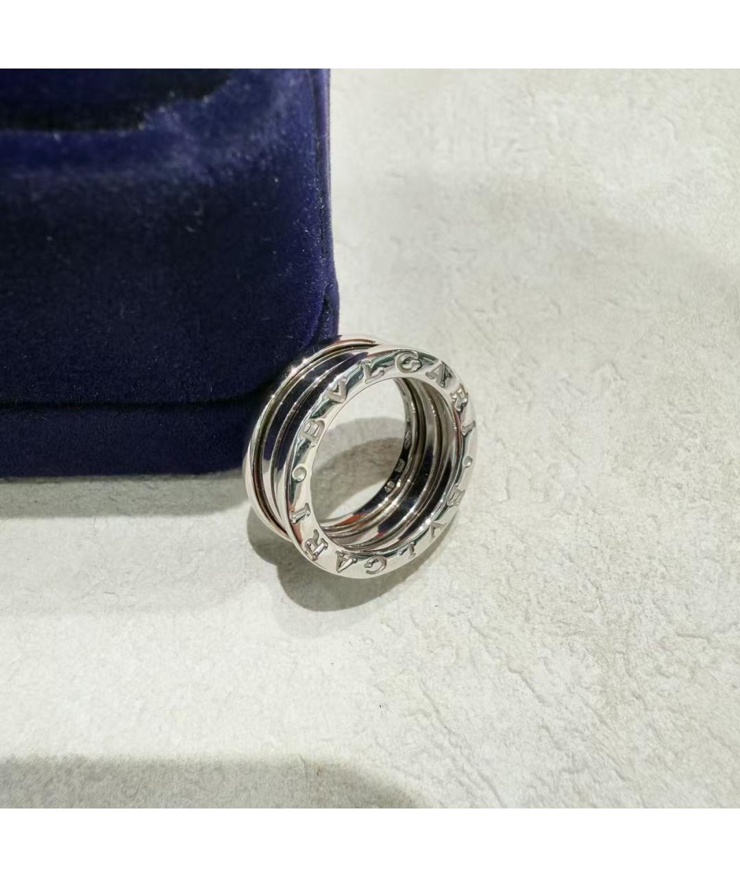 BVLGARI Серебряное кольцо из белого золота, фото 5
