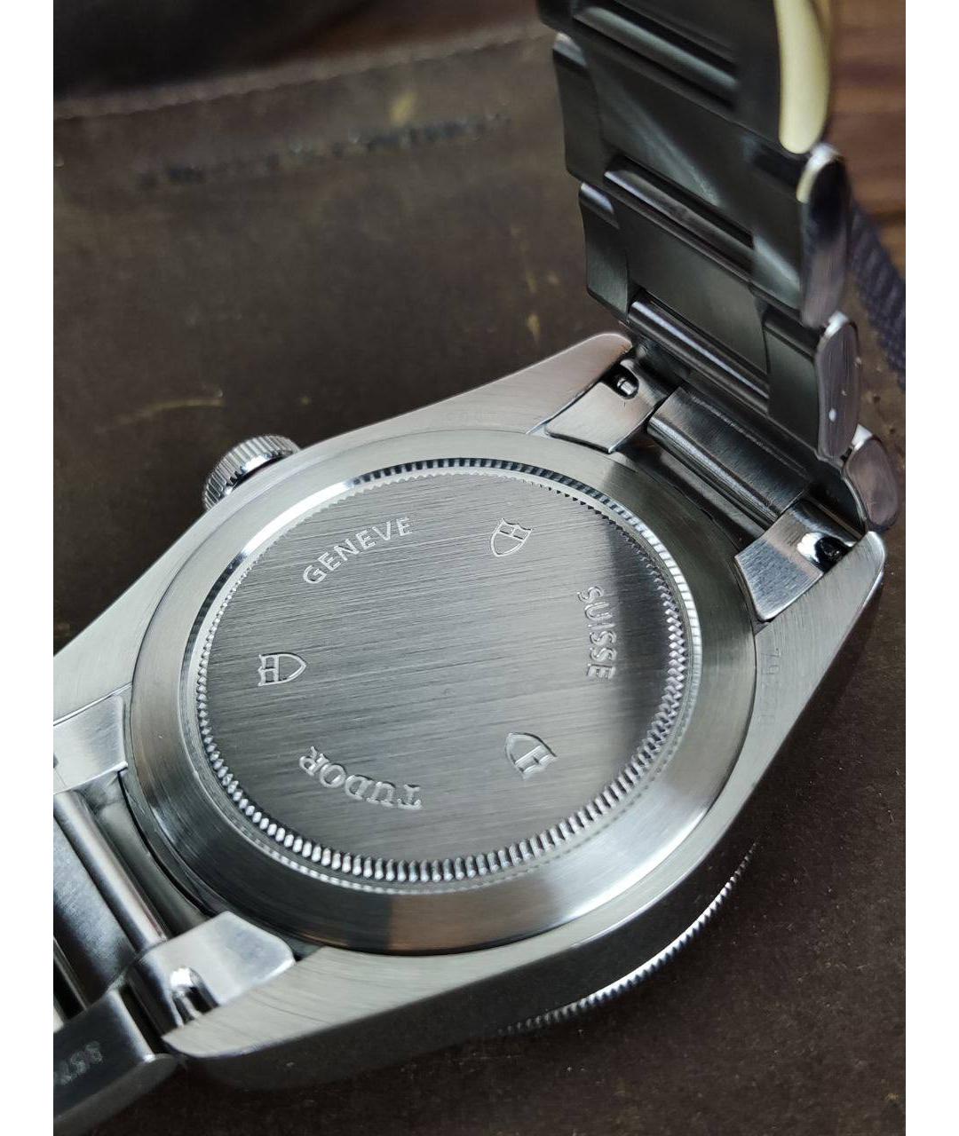 TUDOR Черные металлические часы, фото 6