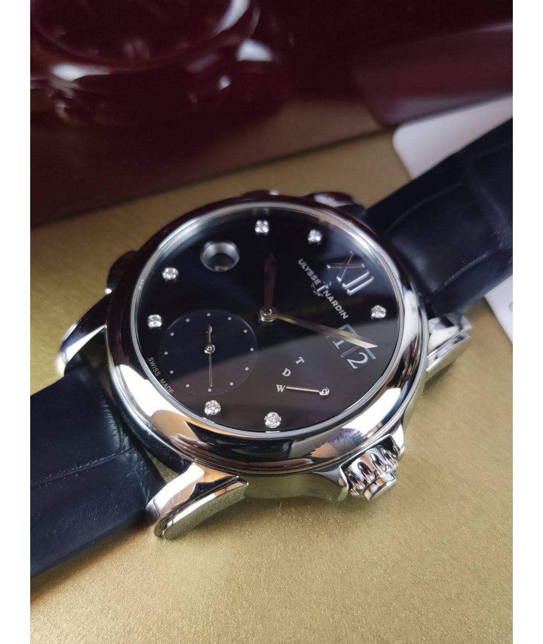 Ulysse Nardin Синие металлические часы, фото 4