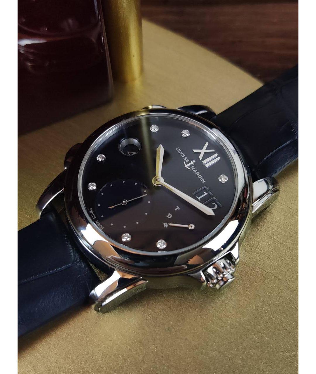 Ulysse Nardin Синие металлические часы, фото 2