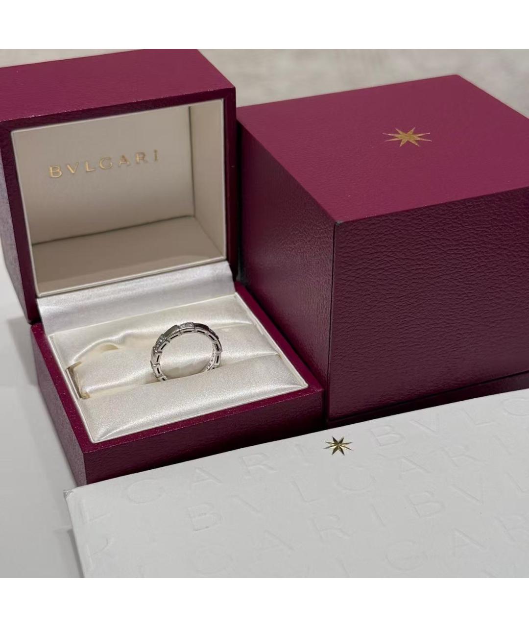BVLGARI Серебряное кольцо из белого золота, фото 2