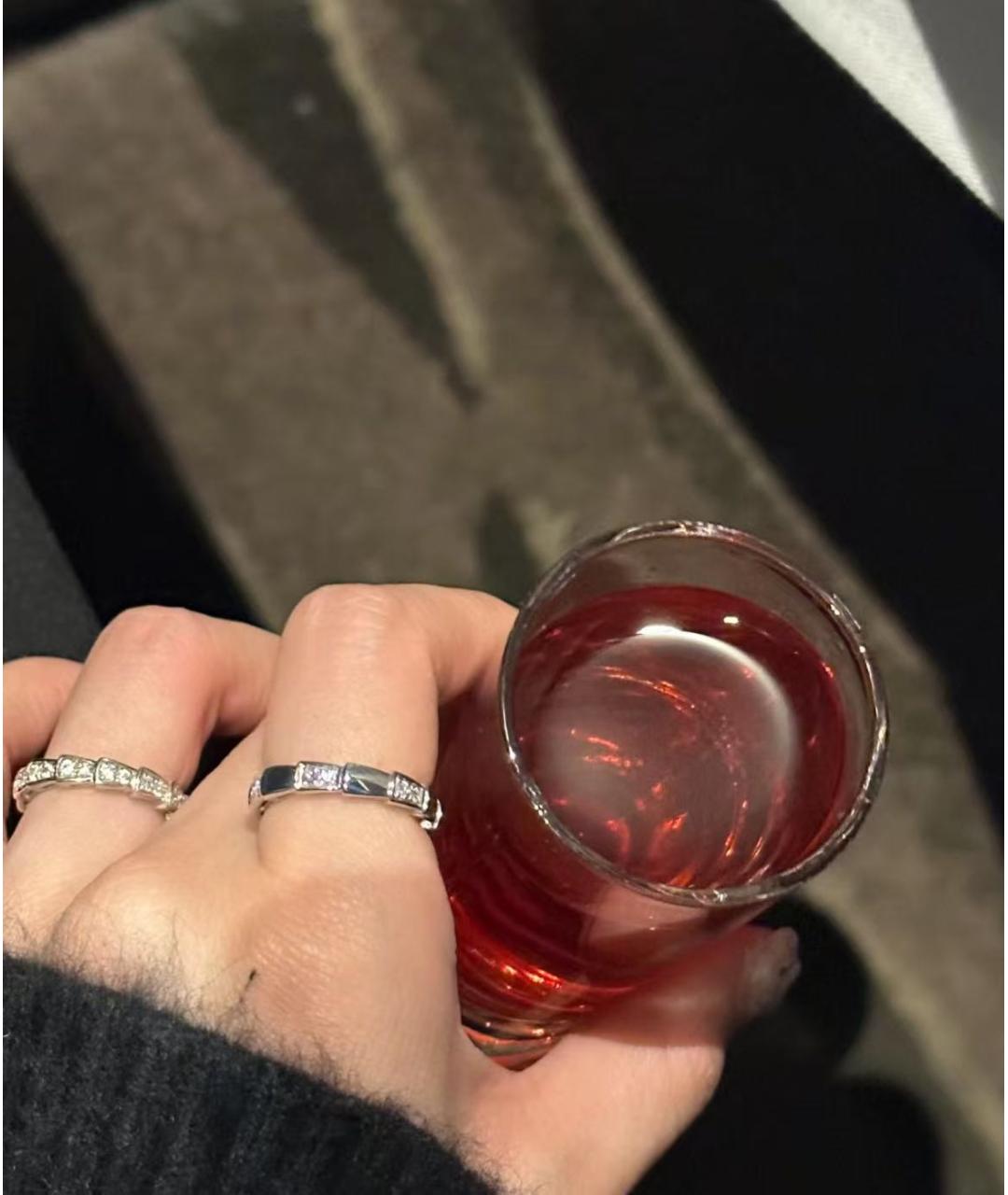 BVLGARI Серебряное кольцо из белого золота, фото 4