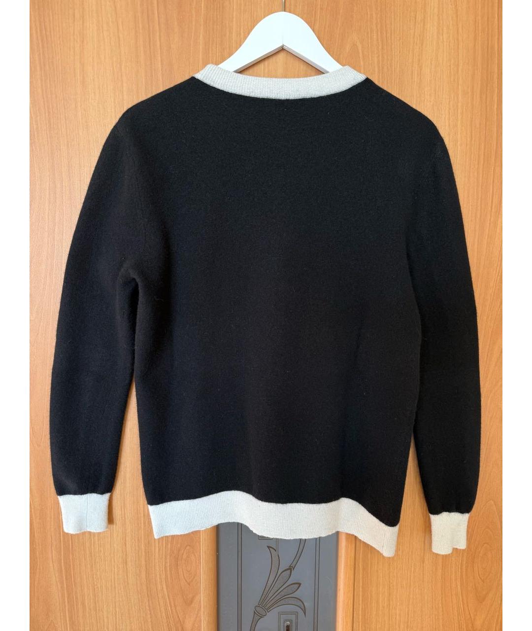 BALMAIN Черный шерстяной джемпер / свитер, фото 2