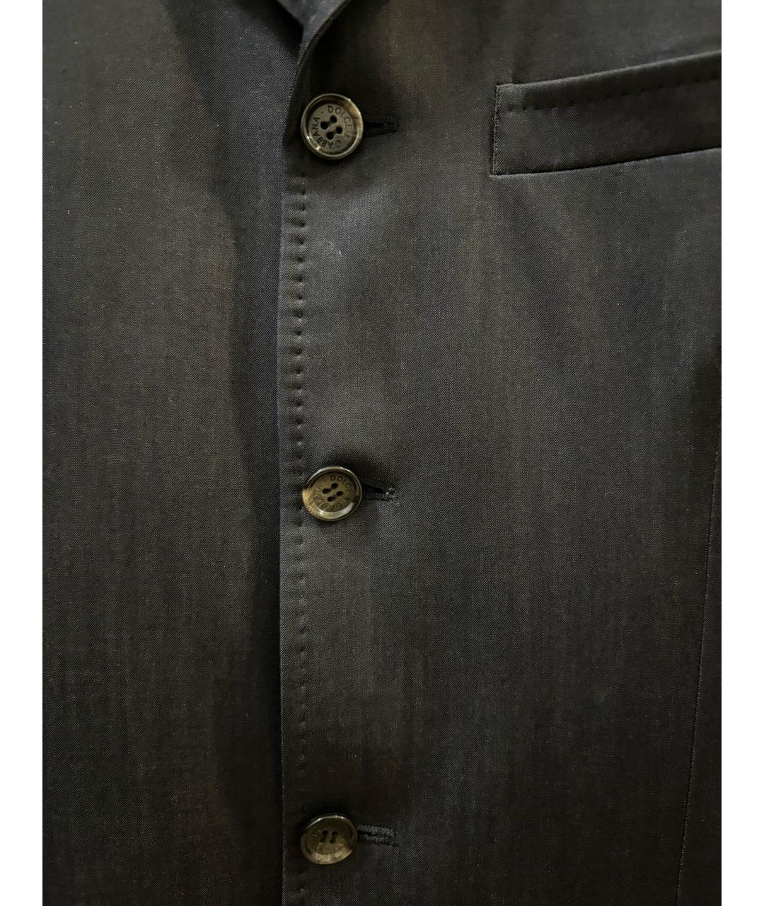 DOLCE&GABBANA Синий шерстяной пиджак, фото 4