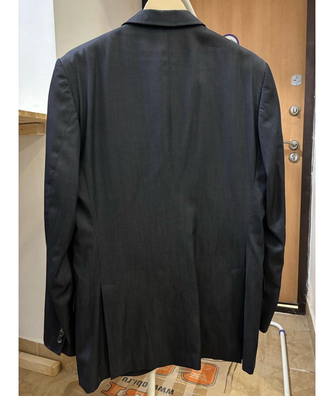 DOLCE&GABBANA Синий шерстяной пиджак, фото 2