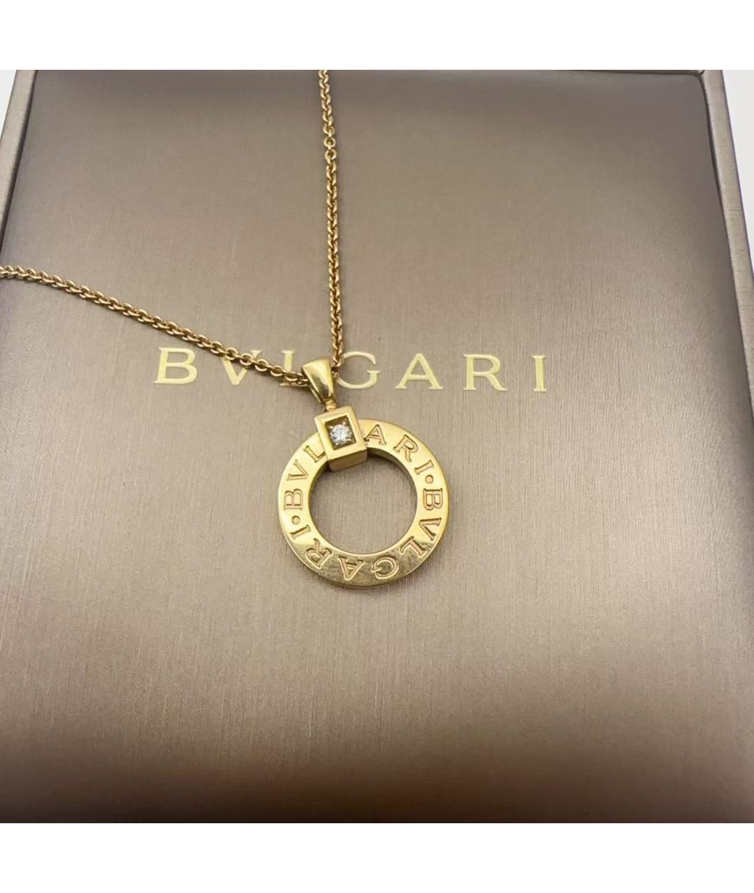 BVLGARI Золотая подвеска из розового золота, фото 3