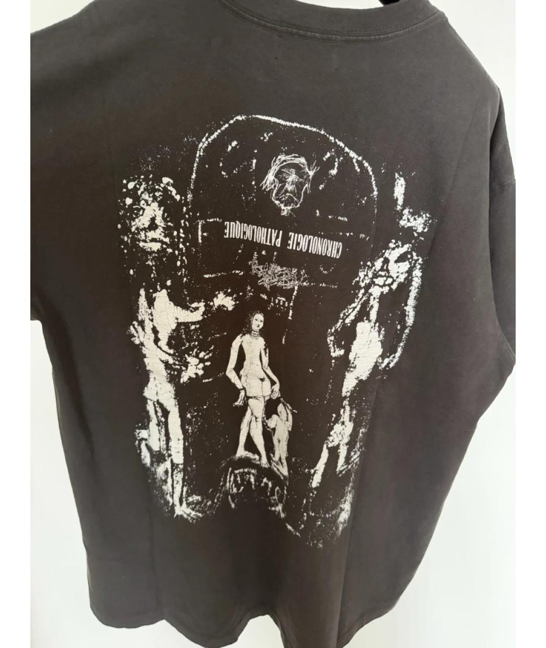 Enfants Riches Déprimés Черная хлопковая футболка, фото 2