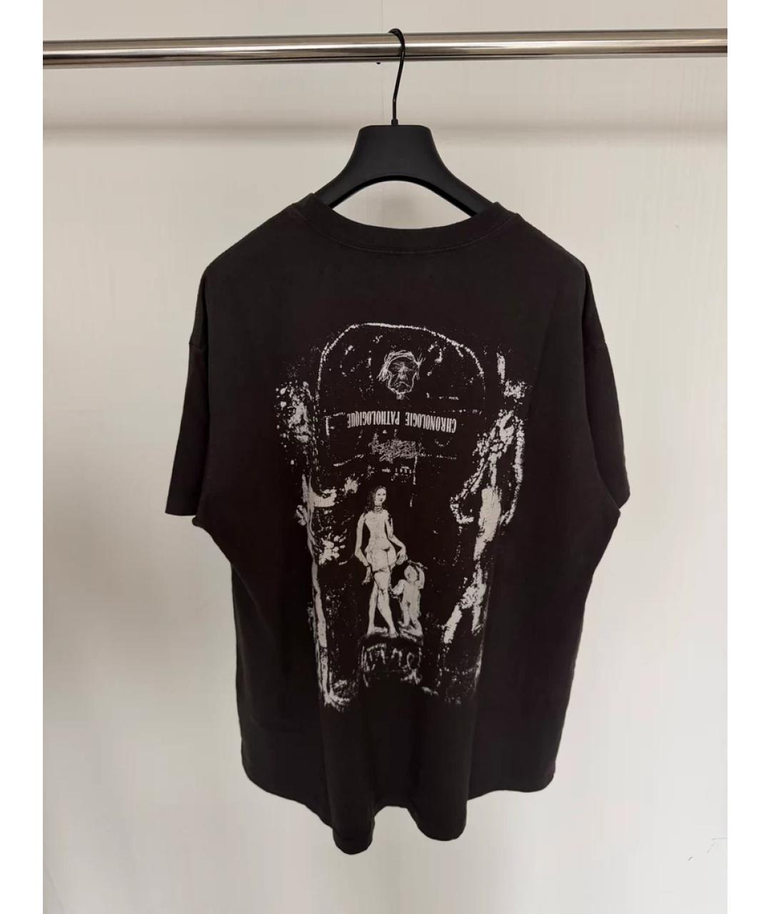 Enfants Riches Déprimés Черная хлопковая футболка, фото 4