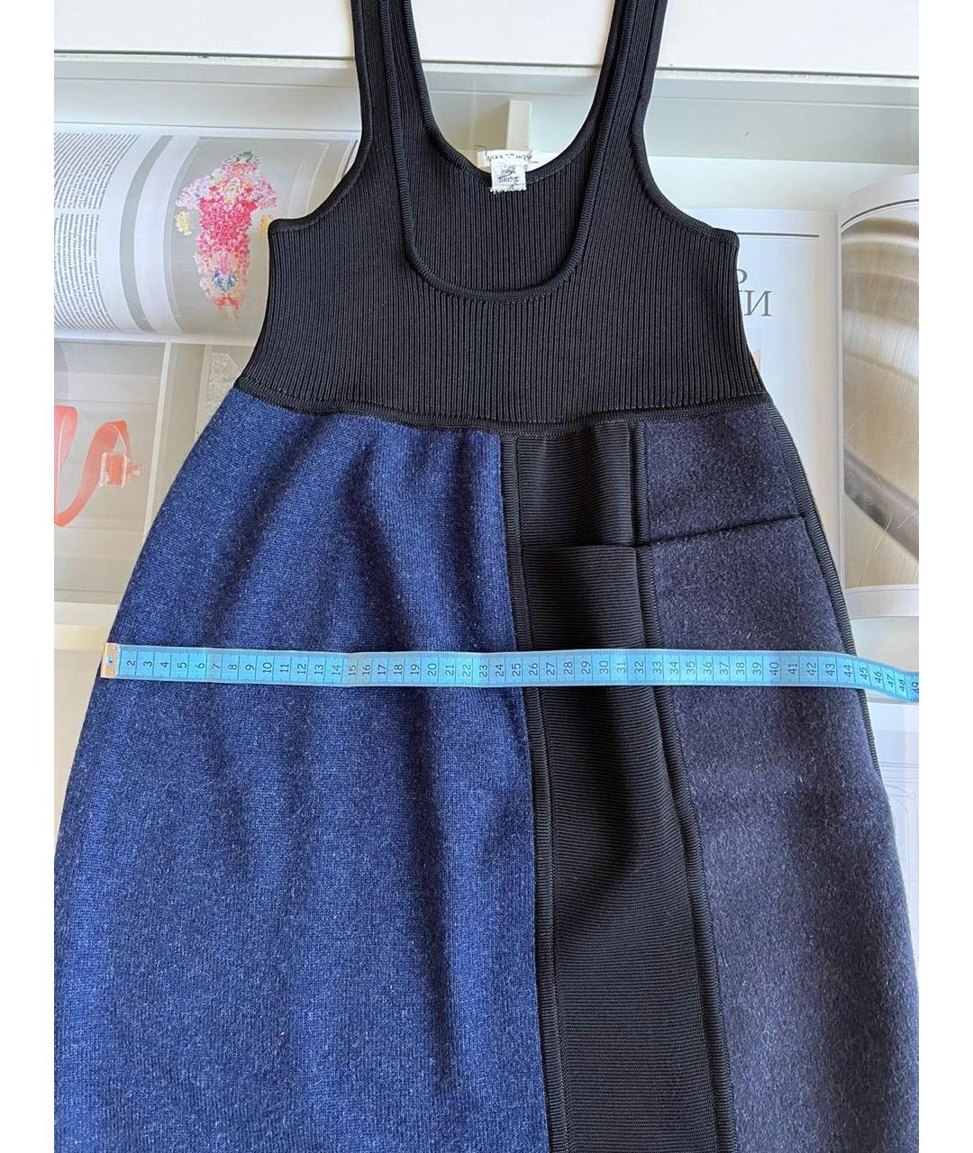 HERMES Черный сарафан, фото 6