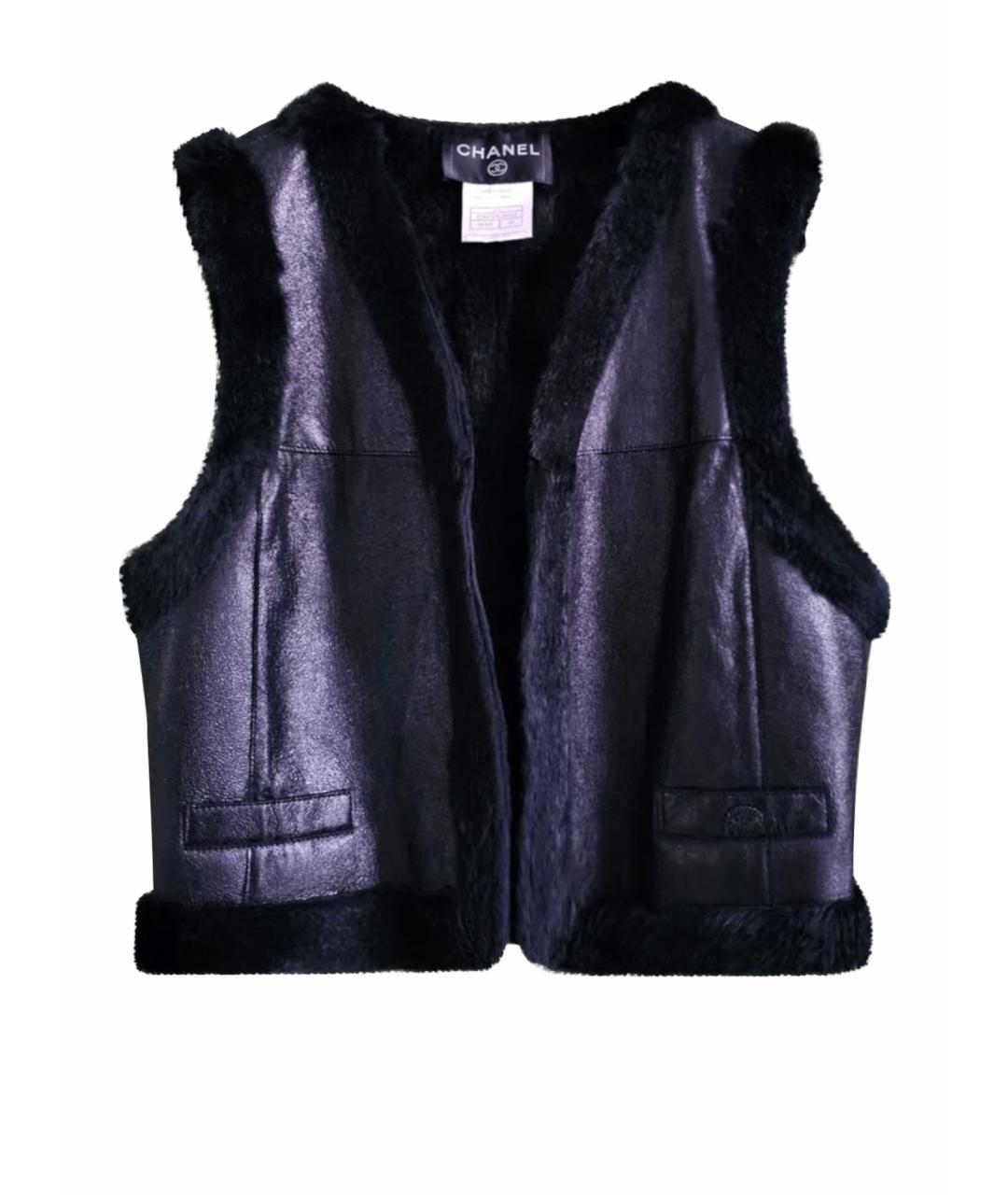 CHANEL Черный жилет, фото 1