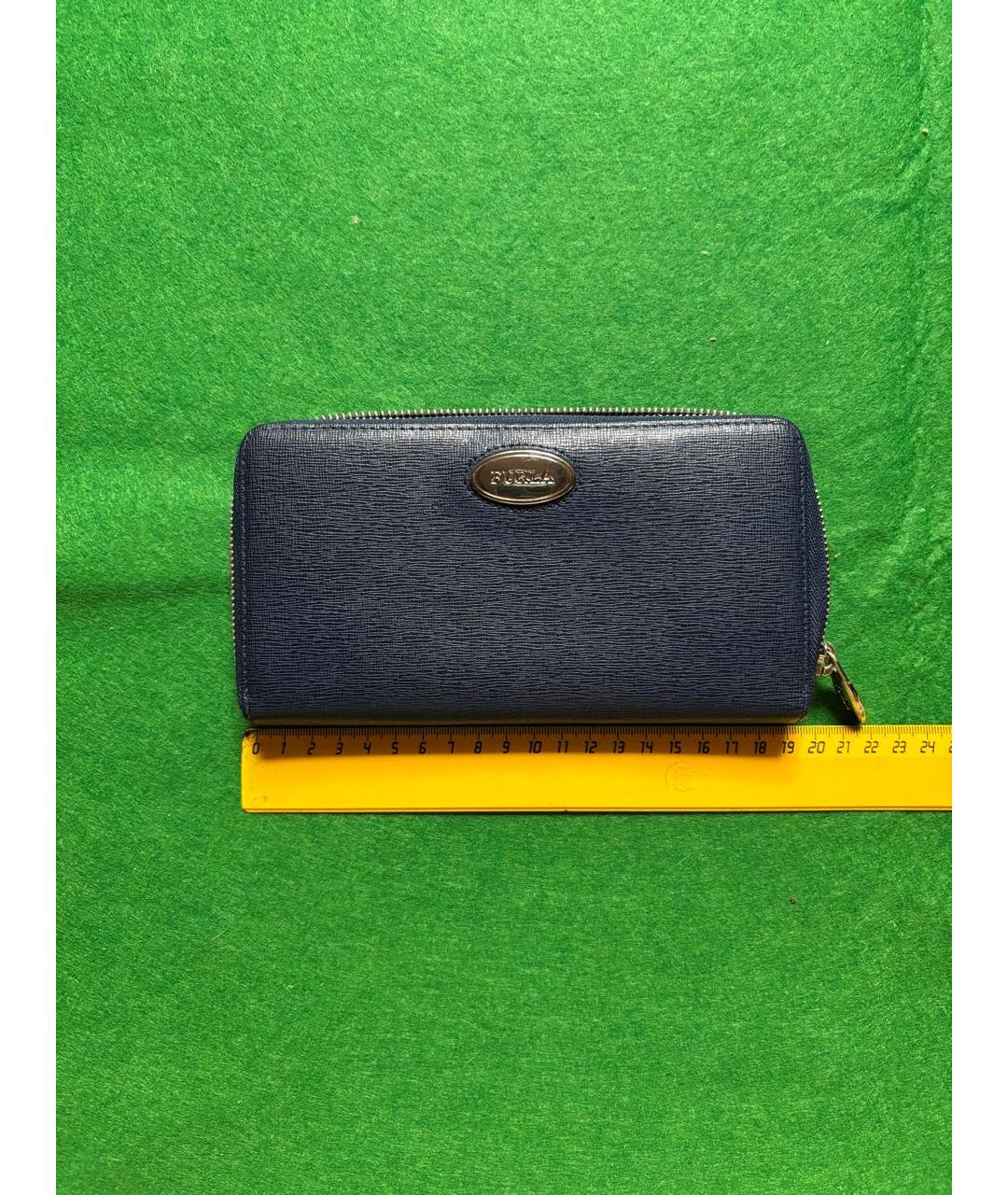 FURLA Синий кожаный кошелек, фото 5