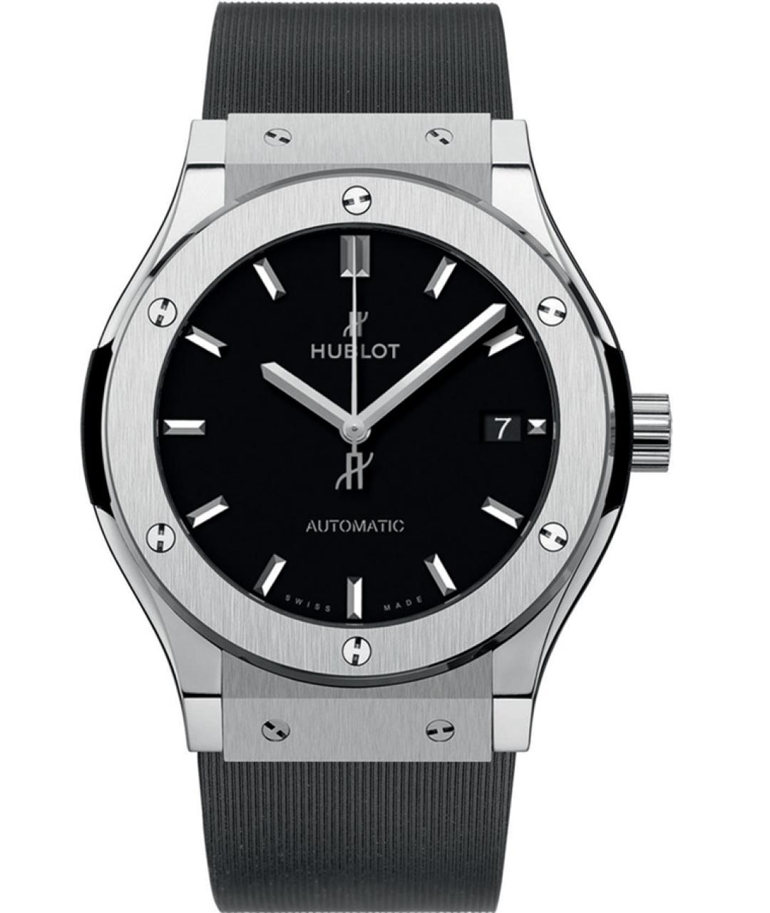 HUBLOT Черные металлические часы, фото 1