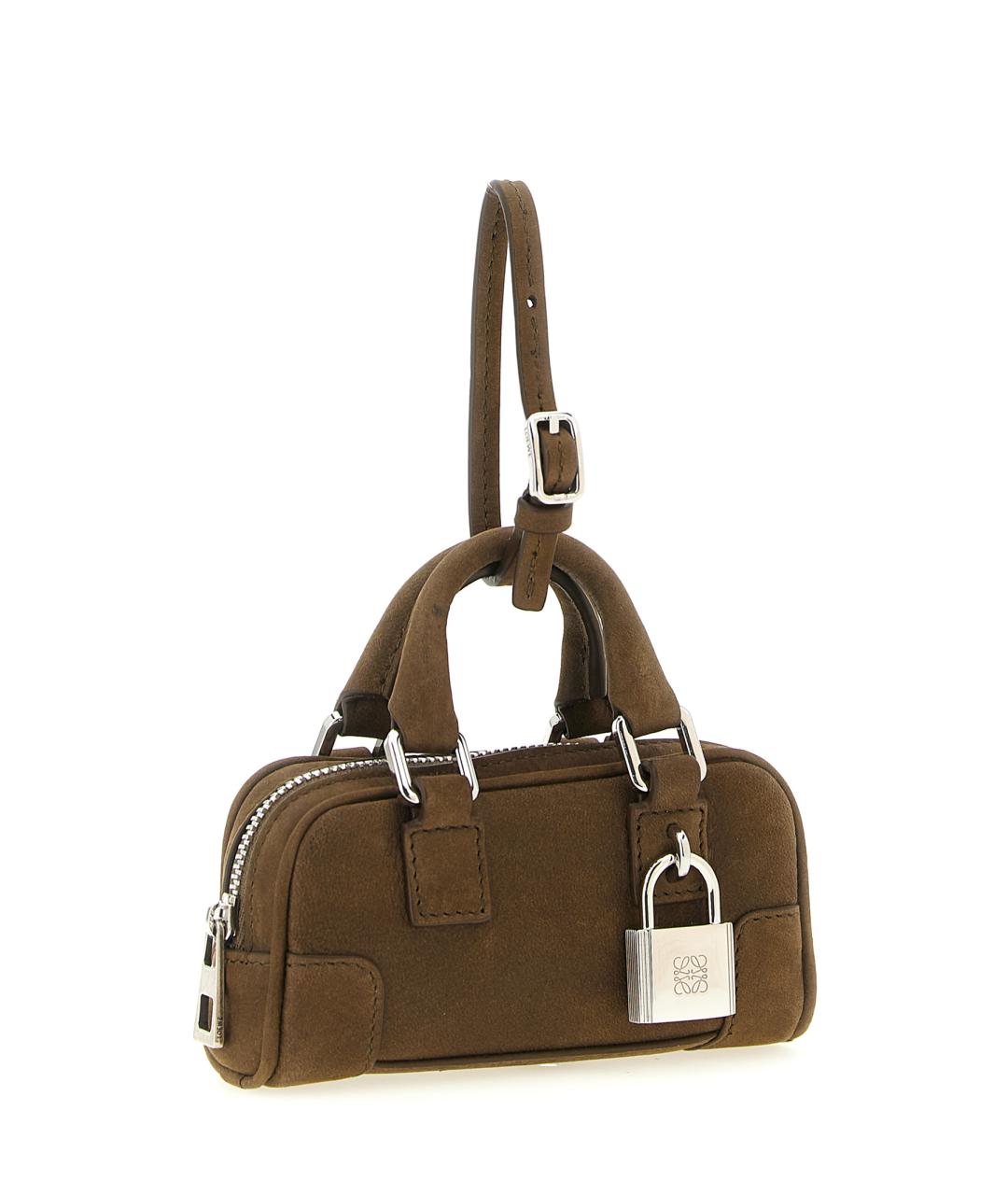 LOEWE Коричневая кожаная сумка тоут, фото 2